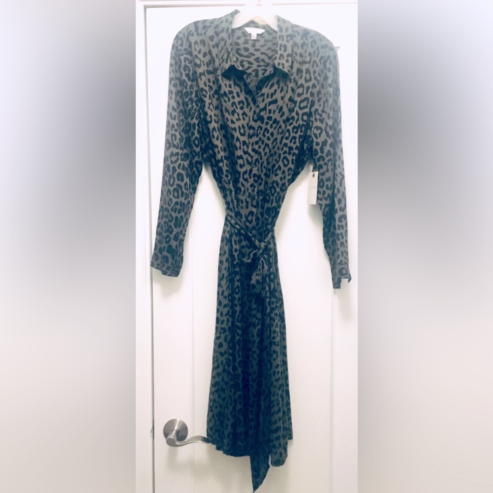 Cheetah Print Shirtdress